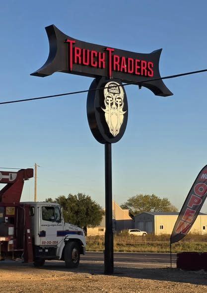 Truck Traders lot in Kyle, TX